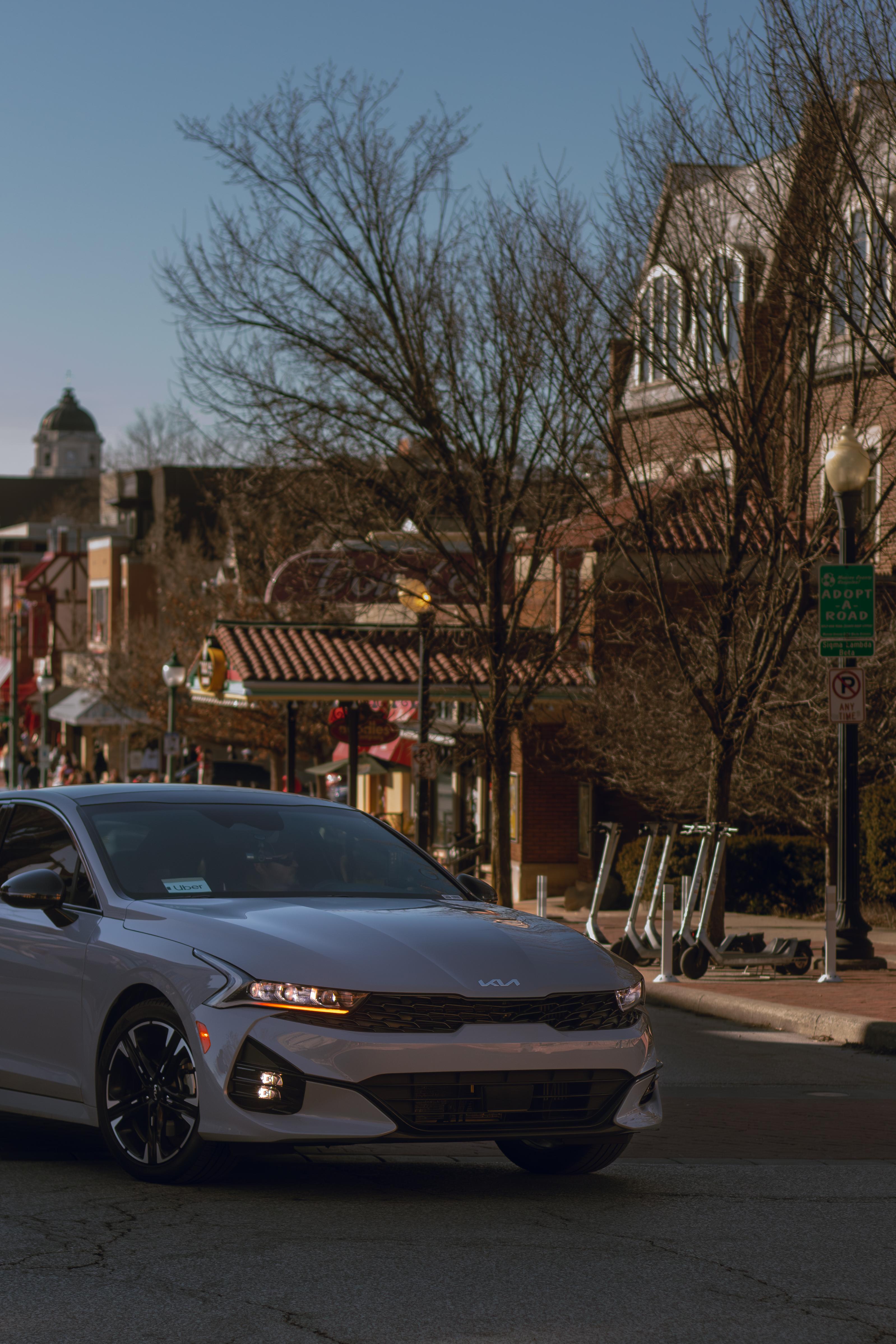 car driving in Kirkwood, Bloomington